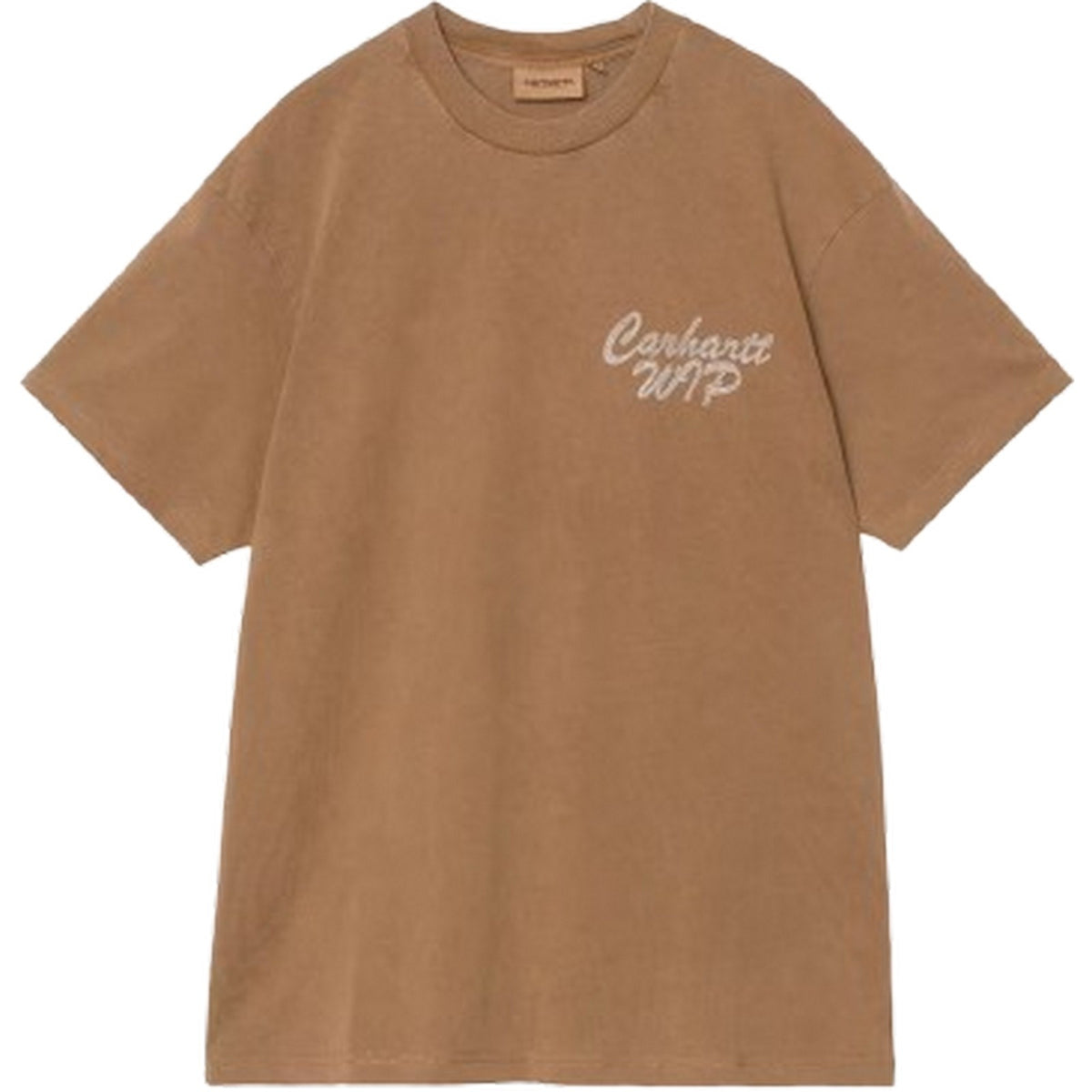 T-shirt Uomo Carhartt Wip - S/S Hatching Script T-Shirt - Marrone