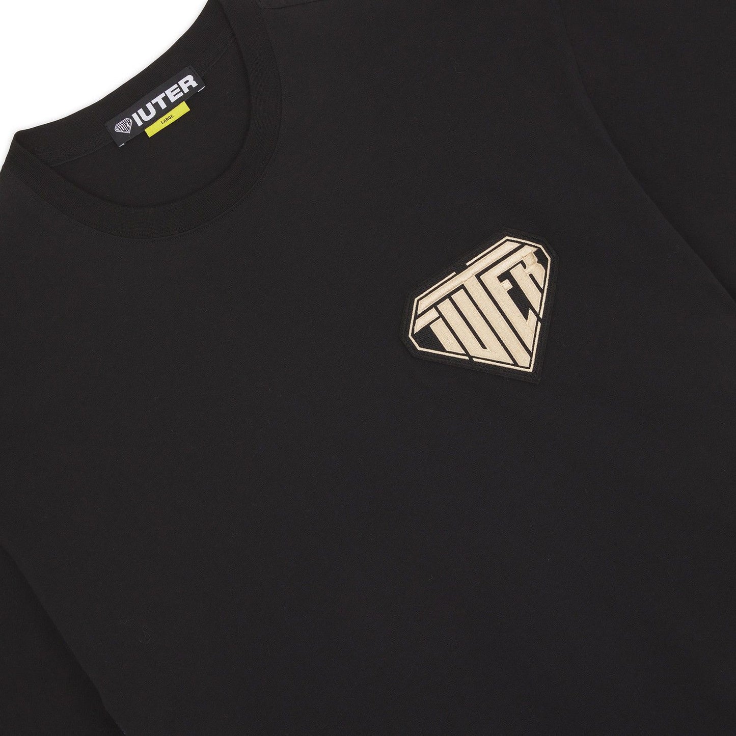 T-shirt Uomo Iuter - Logo Patch Tee - Nero