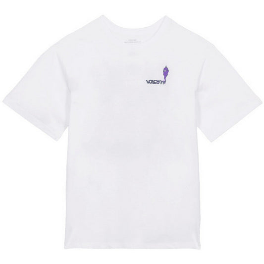 T-shirt Ragazzo Volcom - Fa Ben Sanaire Tee 2 - Bianco
