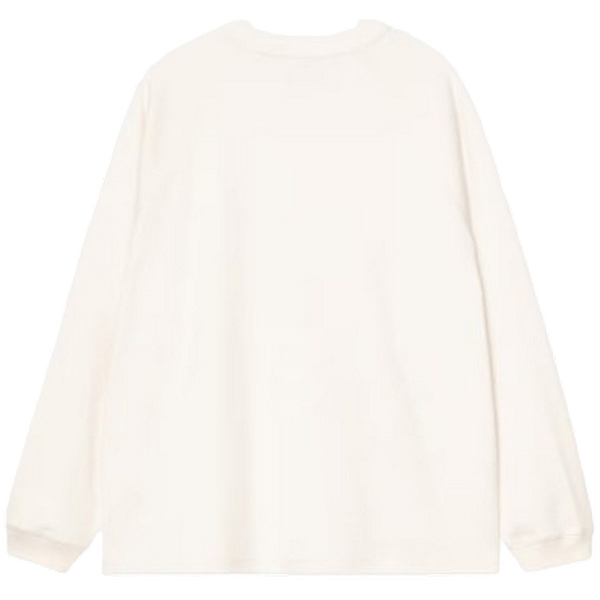 Maglie a manica lunga Uomo Carhartt Wip - L/S Signature Rib T-Shirt - Bianco