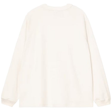 Maglie a manica lunga Uomo Carhartt Wip - L/S Signature Rib T-Shirt - Bianco