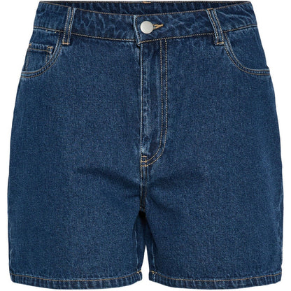 Pantaloncini Donna Pieces - Pcabbi Mw Shorts Noos - Blu