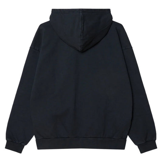 Felpe con cappuccio Uomo Obey - Lowercase Pigment Zip Hood Fleece - Blu