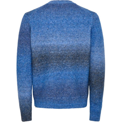 Maglioni Uomo Only & Sons - Onsmack Gradiant Reg Crew Knit - Blu