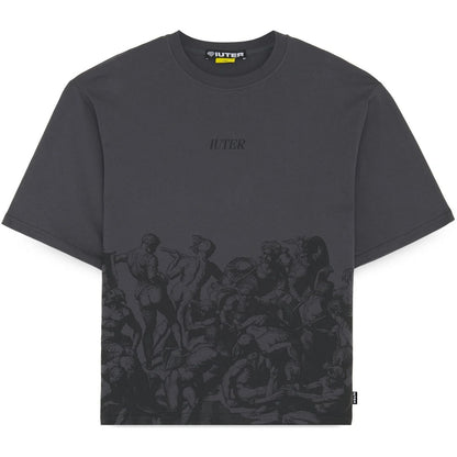 T-shirt Uomo Iuter - Battle Reverse Stitch Tee - Grigio