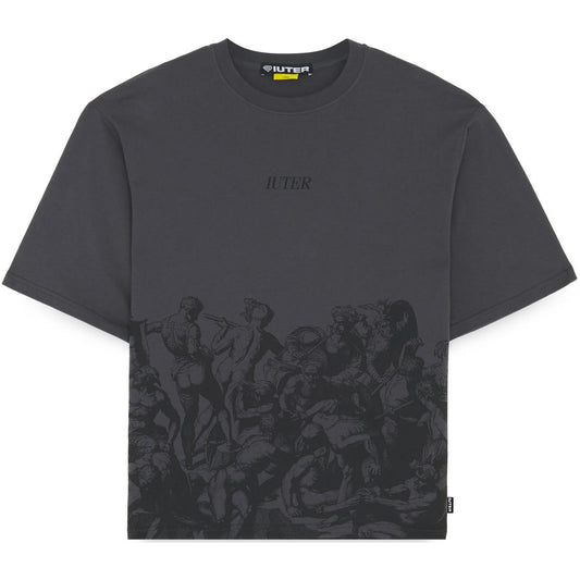 T-shirt Uomo Iuter - Battle Reverse Stitch Tee - Grigio
