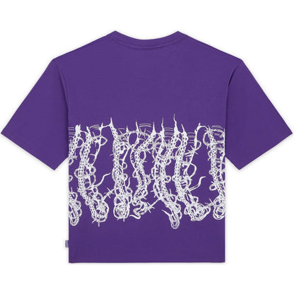 T-shirt Uomo Octopus - Octopus By Giorgio Di Salvo – Barbed Wire Tee - Viola