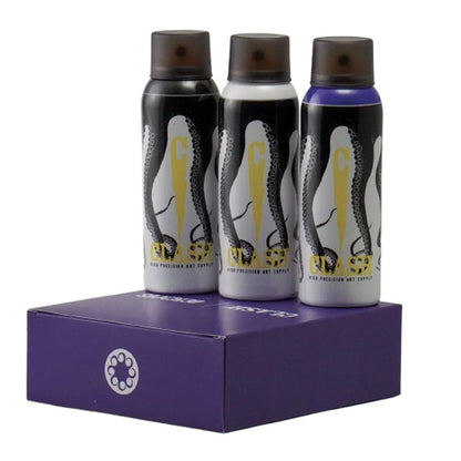 Calze Uomo Octopus - Clash Octopus 3 Pack Cans 125ml Black/Purple/White - Multicolore