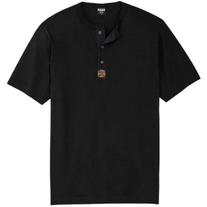 T-shirt Uomo Filson - S/S Frontier Henley T-Shi - Nero