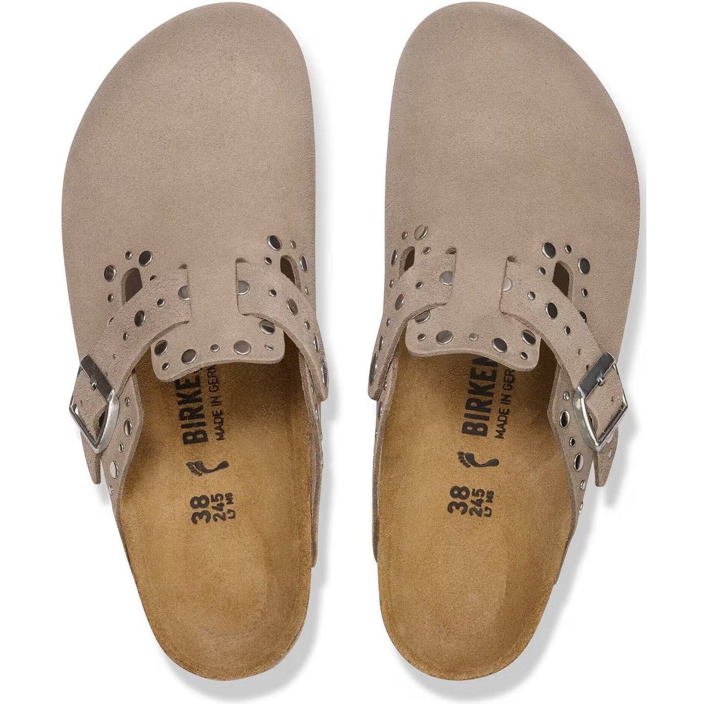 Sandali Unisex Birkenstock - Boston Rivet - Beige