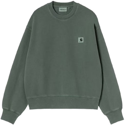 Felpe senza cappuccio Donna Carhartt Wip - W' Nelson Sweat - Verde