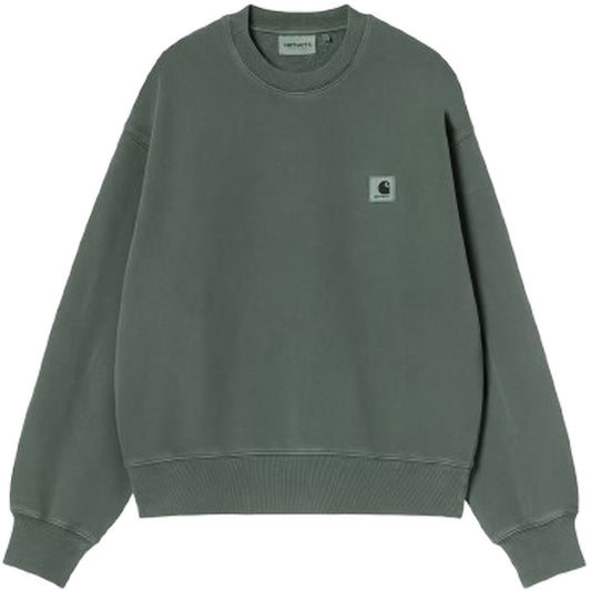 Felpe senza cappuccio Donna Carhartt Wip - W' Nelson Sweat - Verde