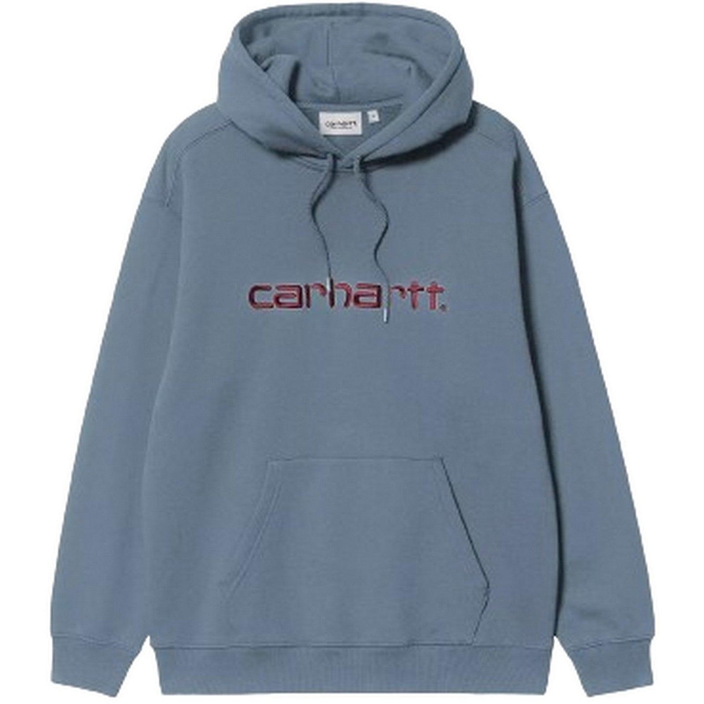 Felpe con cappuccio Donna Carhartt Wip - W' Hooded Carhartt Sweatshirt - Blu