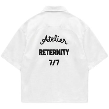 Camicie casual Unisex Reternity - Le Progres Shirt - Bianco