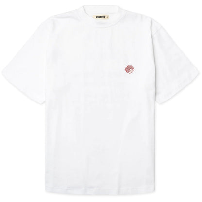 T-shirt Uomo Woodbird - Wbbaine Carp Tee - Bianco