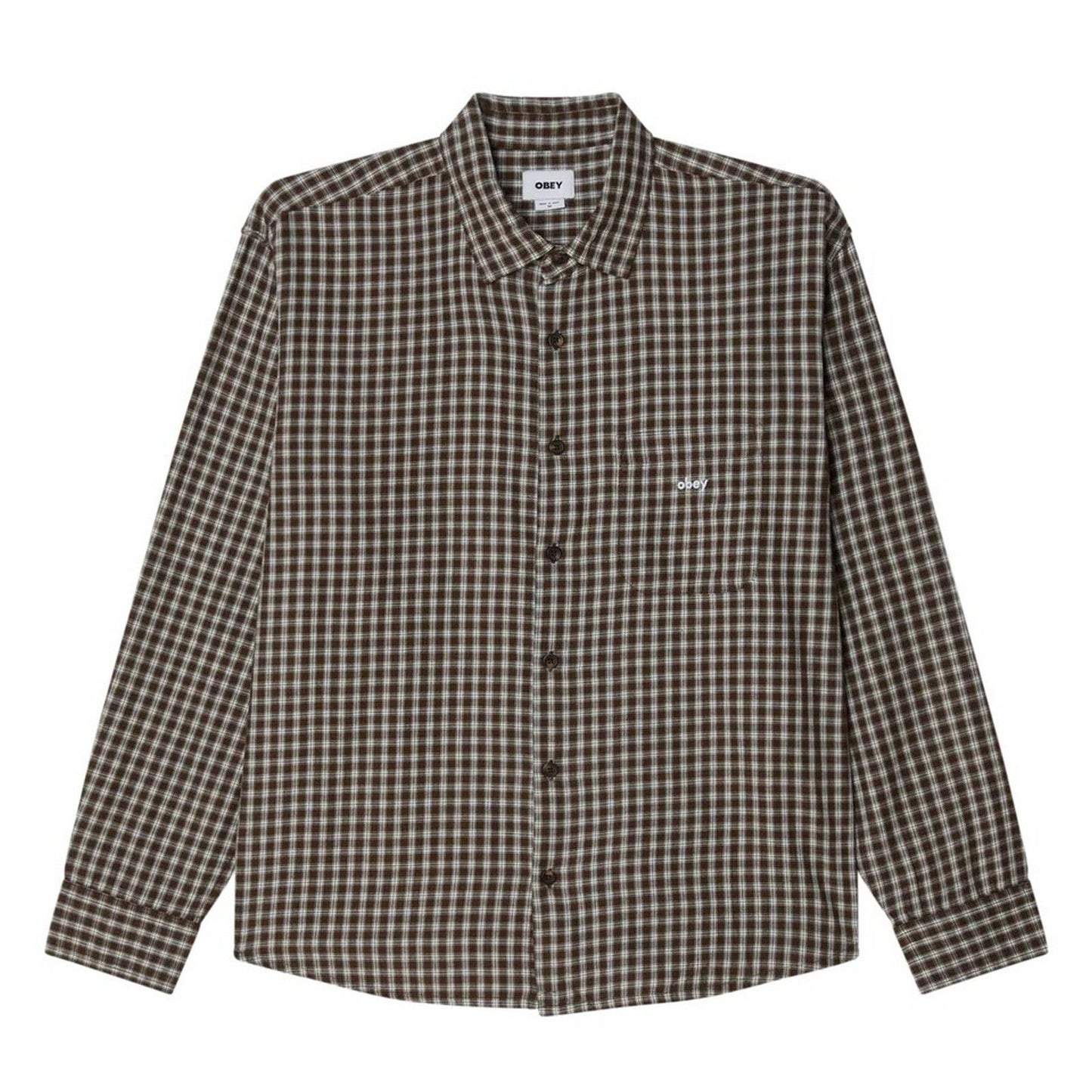 Camicie casual Uomo Obey - Bigwig Andy Woven - Multicolore