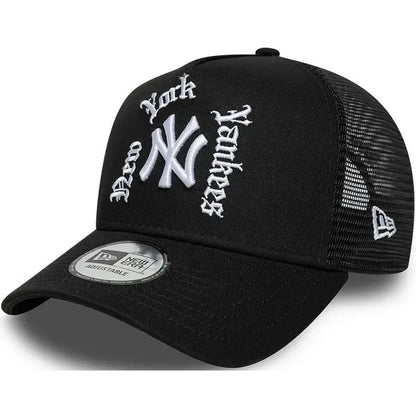 Cappellini da baseball Unisex New Era - Wordmark Trucker - Nero