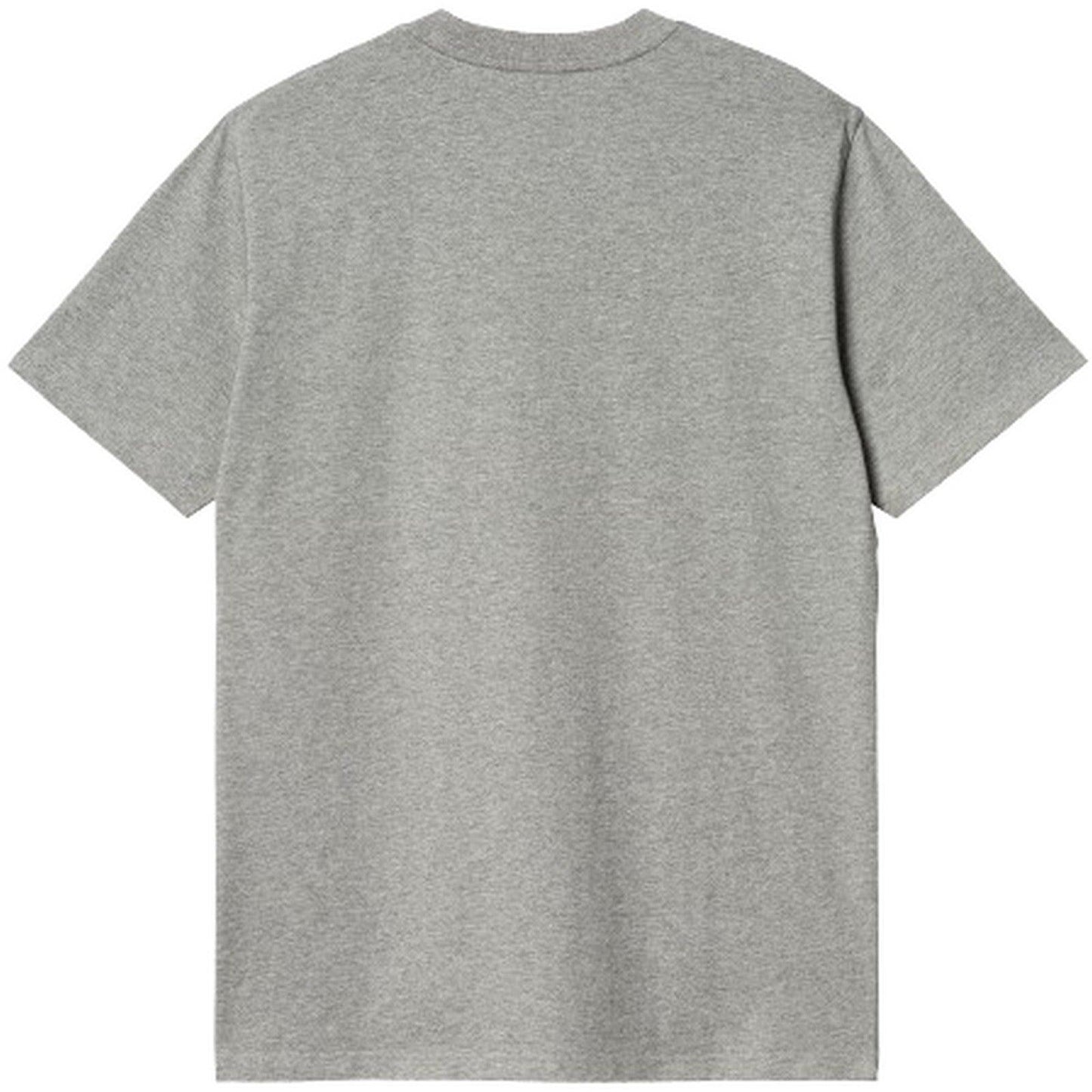 T-shirt Uomo Carhartt Wip - S/S Script T-Shirt - Grigio