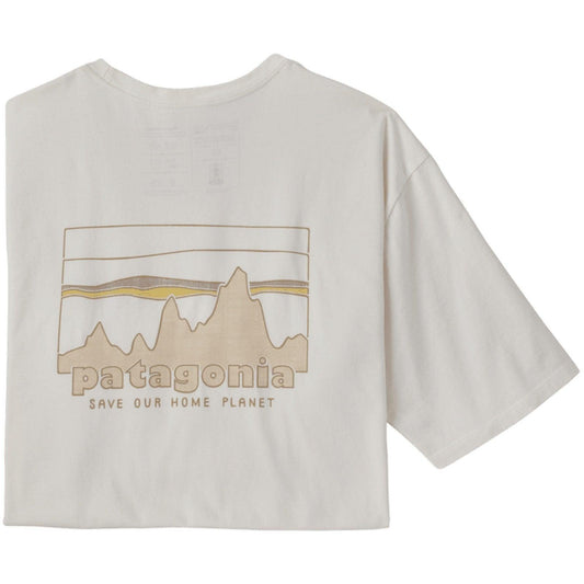 T-shirt Uomo Patagonia - M's '73 Skyline Organic T-Shirt - Bianco