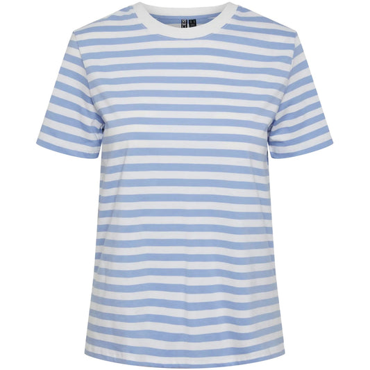 T-shirt Donna Pieces - Pcria Ss Tee Stripes Noos Bc - Multicolore