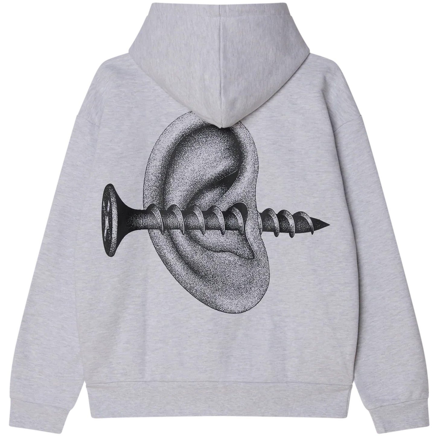 Felpe con cappuccio Uomo Obey - Obey Disorder Extra Heavy Hood Fleece - Grigio