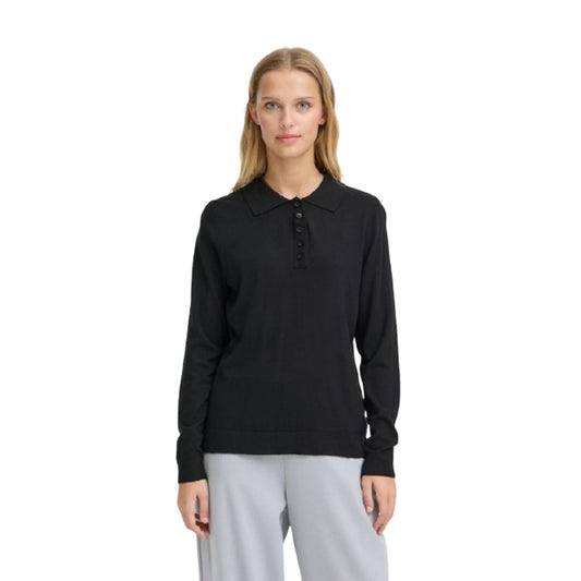 Maglie Donna Ichi - Ihmafa Polo Ls - Nero