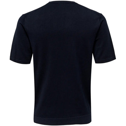 T-shirt Uomo Only & Sons - Onswyler Life 14 Ss Knit - Blu