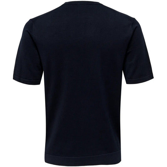 T-shirt Uomo Only & Sons - Onswyler Life 14 Ss Knit - Blu