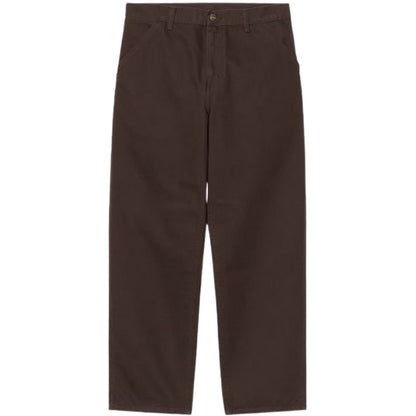 Pantaloni Uomo Carhartt Wip - Single Knee Pant - Marrone