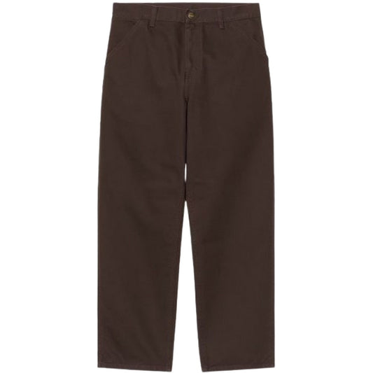 Pantaloni Uomo Carhartt Wip - Single Knee Pant - Marrone