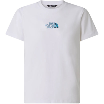 T-shirt Bambino The North Face - B Liquid Logo Reg Ss Tee Tnf White - Bianco