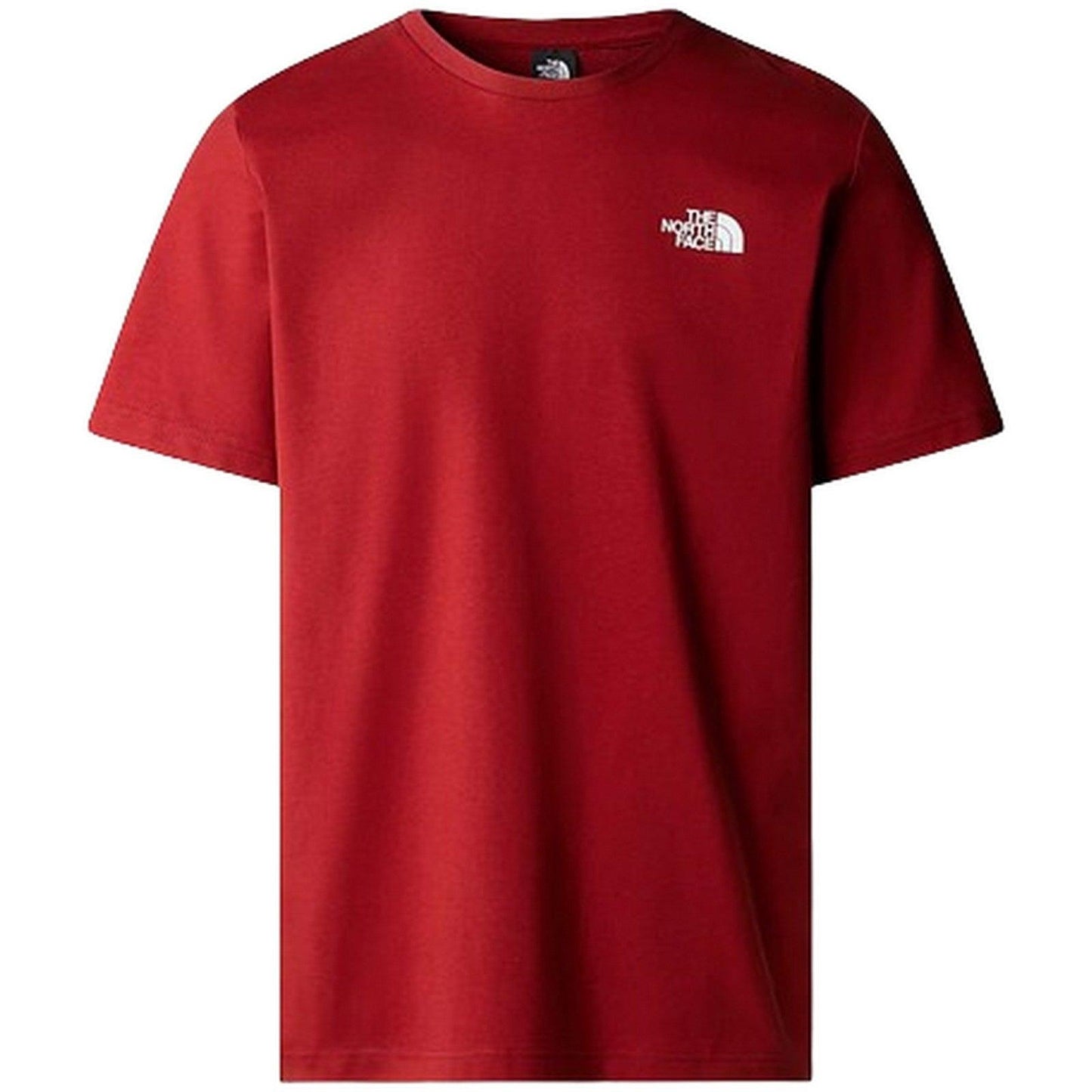 T-shirt Uomo The North Face - M S/S Redbox Tee - Bordeaux