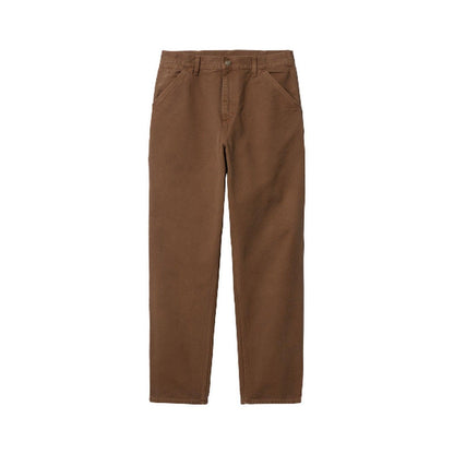 Pantaloni Uomo Carhartt Wip - Single Knee Pant - Marrone