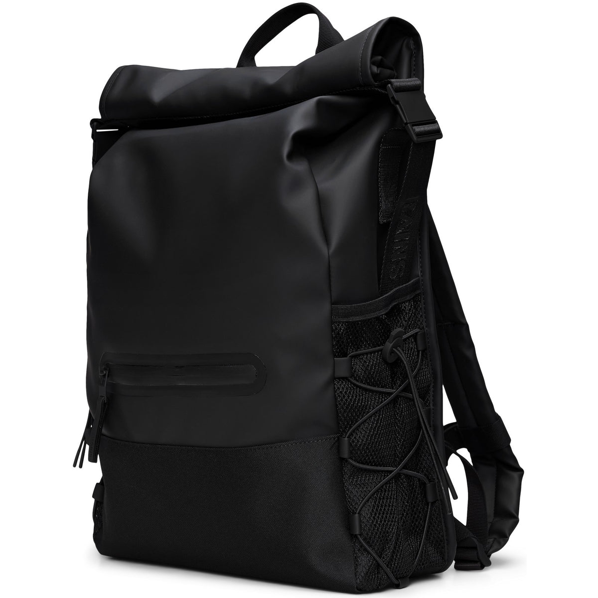 Borse a spalla Unisex Rains - Trail Mountaineer Rolltop W3 - Nero