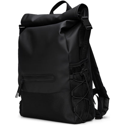 Borse a spalla Unisex Rains - Trail Mountaineer Rolltop W3 - Nero