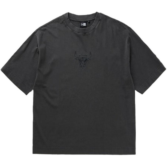 T-shirt Unisex New Era - Nba Washed Box Tee Chibul - Grigio