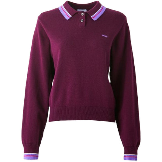 Obey Men's Long Sleeve Shirts - Goalie Polo Sweater - Multicolour