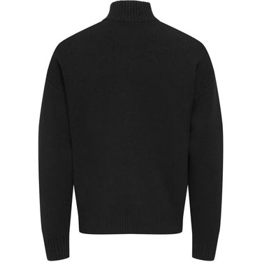 Cardigan Uomo Only & Sons - Onsblake Ds High Neck Cardigan Knit Noos - Nero