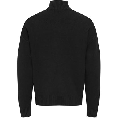 Cardigan Uomo Only & Sons - Onsblake Ds High Neck Cardigan Knit Noos - Nero