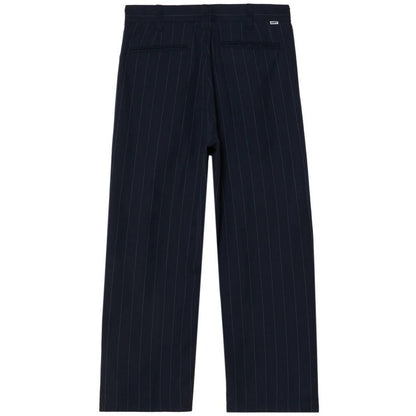 Pantaloni Uomo Obey - Dean Stripe Pleated Pant - Blu
