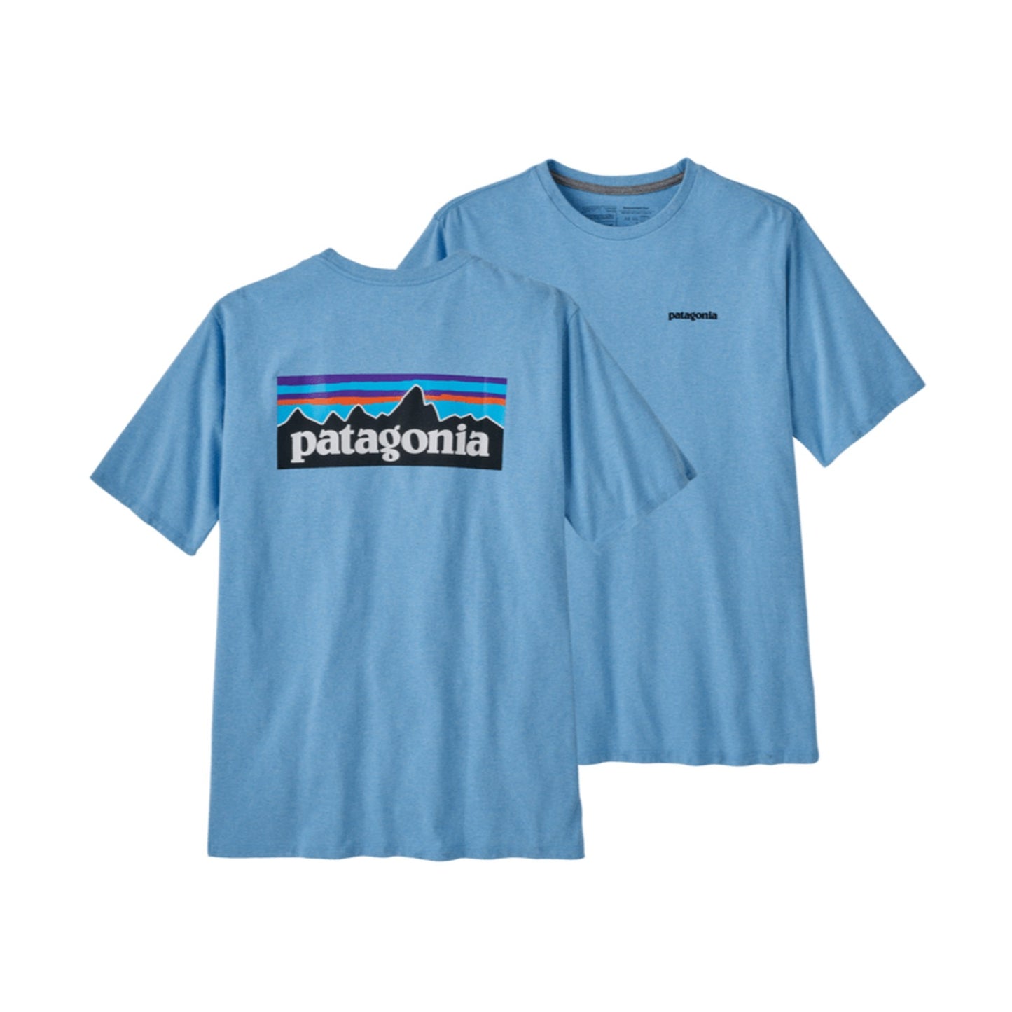 T-shirt Uomo Patagonia - M's P-6 Logo Responsibili-Tee - Blu