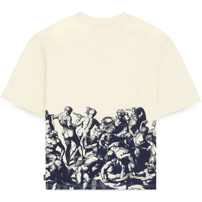 T-shirt Uomo Iuter - Battle Reverse Stitch Tee - Avorio