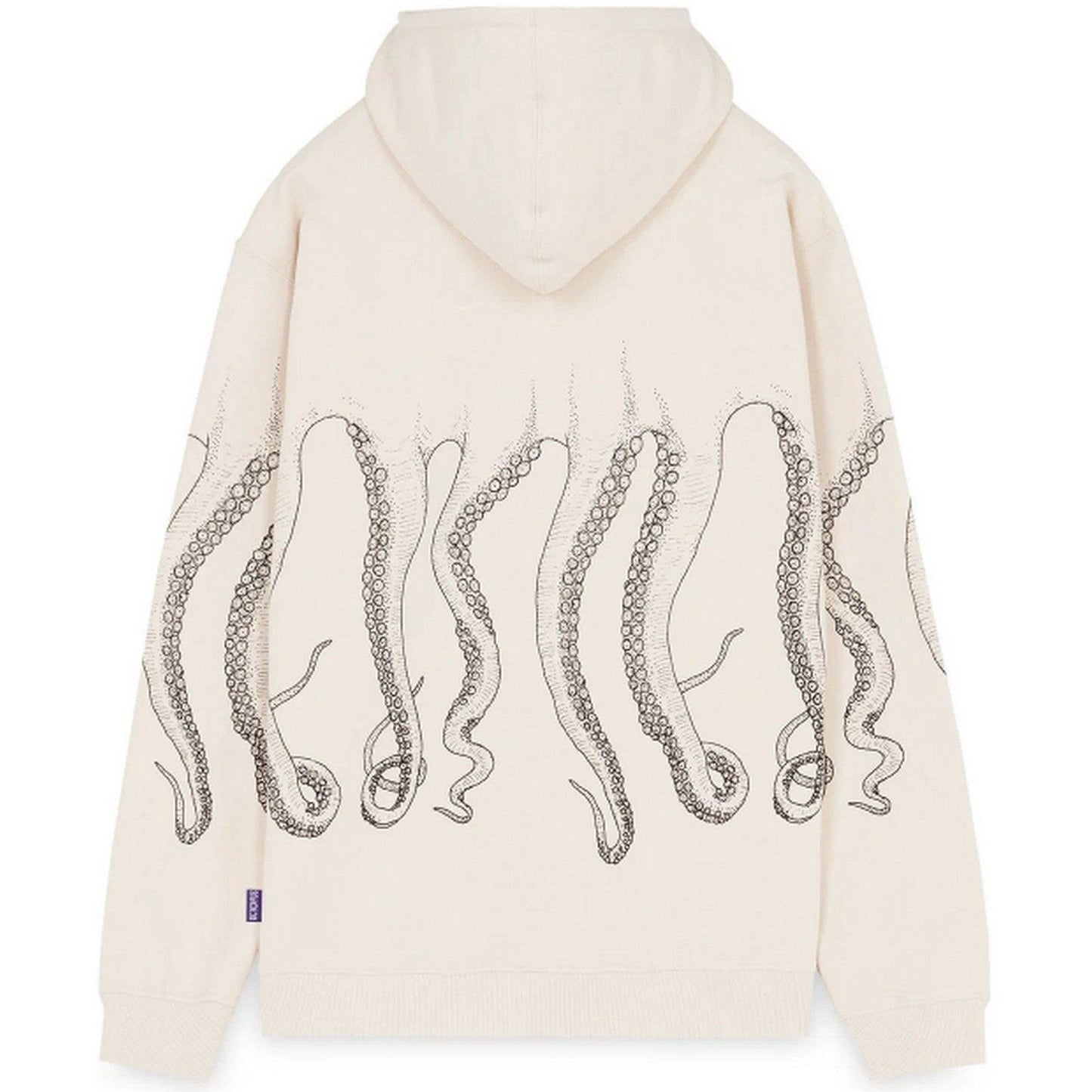 Felpe con cappuccio Uomo Octopus - Octopus Outline Hoodie - Bianco