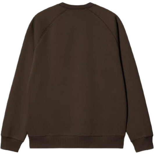Felpe senza cappuccio Uomo Carhartt Wip - Chase Sweat - Marrone