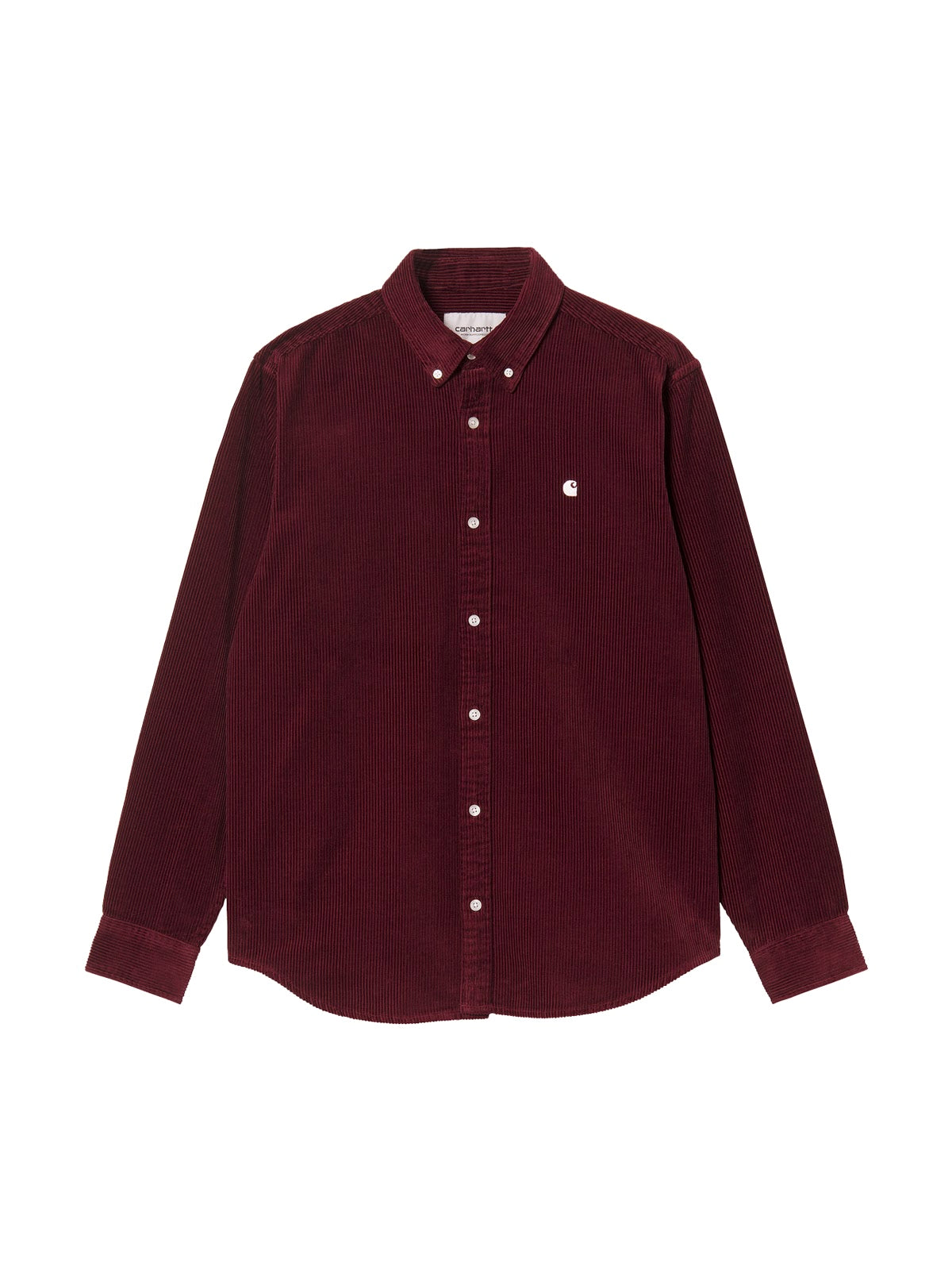 Camicie casual Uomo Carhartt Wip - L/S Madison Cord Shirt - Bordeaux