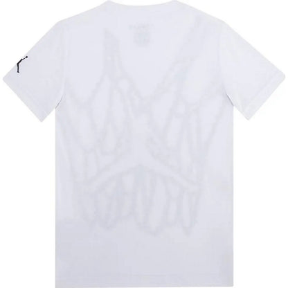 T-shirt Ragazzi Unisex Jordan - Jdb Mj Brand Jm Chain Ss Crew - Bianco