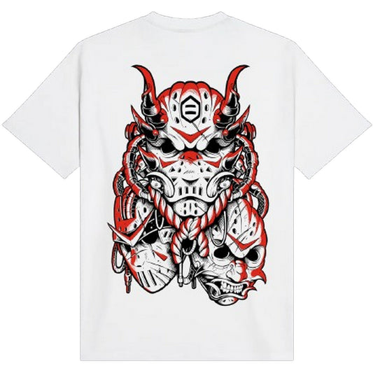 T-shirt Uomo Dolly Noire - Hockey mask trio tee - Bianco