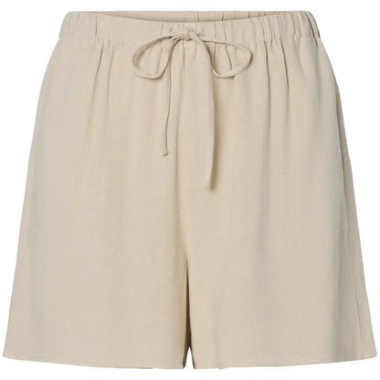 Pantaloncini Donna Pieces - Pcvinsty Hw New Shorts Wvn - Grigio