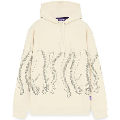 Felpe con cappuccio Uomo Octopus - Octopus Outline Hoodie - Avorio