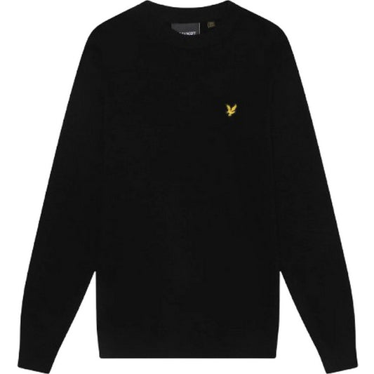 Felpe senza cappuccio Uomo Lyle & Scott - Lambswool Blend Crew Neck Jump - Nero